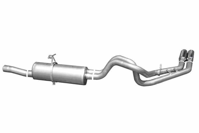 Gibson 99-04 Ford F-250 Super Duty Lariat 6.8L 2.5in Cat-Back Dual Sport Exhaust - Stainless Gibson 99-04 Ford F-250 Super Duty Lariat 6.8L 2.5in Cat-Back Dual Sport Exhaust - Stainless