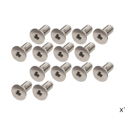 Kentrol 97-06 Jeep Wrangler Windshield Bolts 14 Pack Stainless