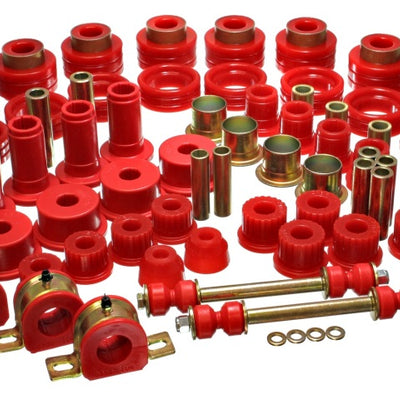 Energy Suspension 94-01 Dodge Ram 1500 2WD / 94-02 Ram 2500/3500 2WD Red Hyper-flex Master Bushing S