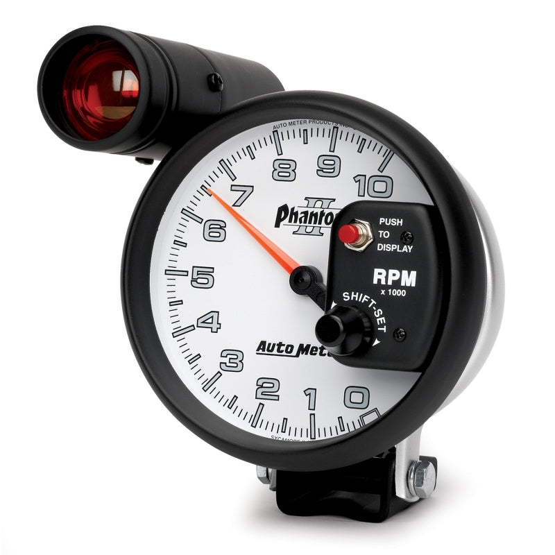Autometer 5 inch Pedestal Mount 10000 RPM Shift-Lite Tachometer Autometer 5 inch Pedestal Mount 10000 RPM Shift-Lite Tachometer