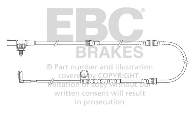 EBC 2005-2006 Land Rover Range Rover Sport 4.2L Supercharged Front Wear Leads EBC 2005-2006 Land Rover Range Rover Sport 4.2L Supercharged Front Wear Leads