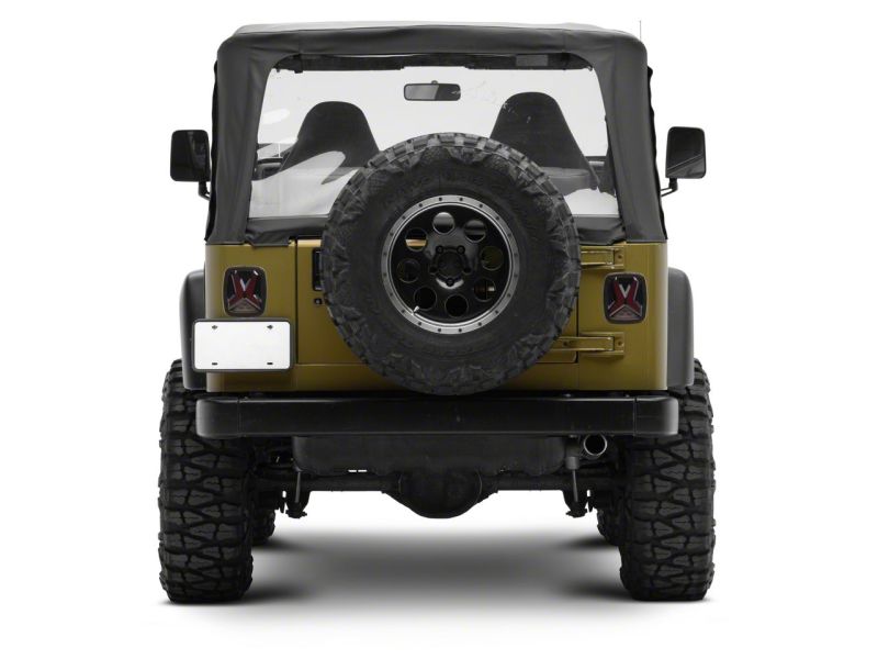 Raxiom 76-06 Jeep CJ7 Wrangler YJ & TJ Gladiator LED Tail Lights- Blk Housing (Smoked Lens) Raxiom 76-06 Jeep CJ7 Wrangler YJ & TJ Gladiator LED Tail Lights- Blk Housing (Smoked Lens)