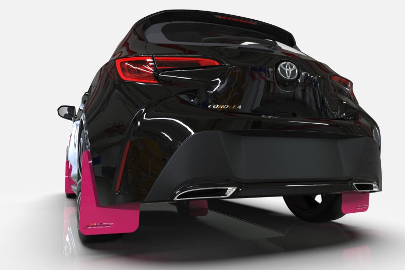 Rally Armor Universal Fit (No Hardware/Mounting Holes) Pink Mud Flap BCE Logo Rally Armor Universal Fit (No Hardware/Mounting Holes) Pink Mud Flap BCE Logo