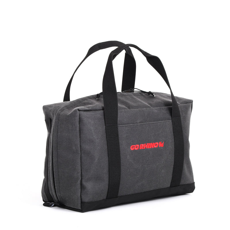 Go Rhino XVenture Gear Recovery Bag (7.5x11.5x18in. Closed) 12oz Waxed Canvas - Black Go Rhino XVenture Gear Recovery Bag (7.5x11.5x18in. Closed) 12oz Waxed Canvas - Black
