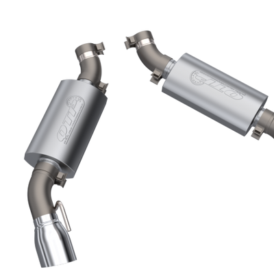 QTP 16-18 Chevrolet Camaro SS 6.2L 304SS AR3 Axle Back Exhaust w/4.5in Dual Tips