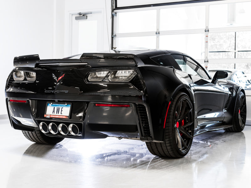 AWE Tuning 14-19 Chevy Corvette C7 Z06/ZR1 (w/o AFM) Touring Edition Axle-Back Exhaust w/Chrome Tips AWE Tuning 14-19 Chevy Corvette C7 Z06/ZR1 (w/o AFM) Touring Edition Axle-Back Exhaust w/Chrome Tips