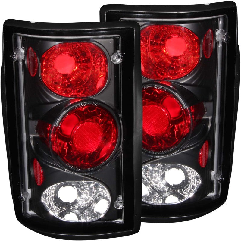ANZO 2000-2005 Ford Excursion Taillights Black ANZO 2000-2005 Ford Excursion Taillights Black