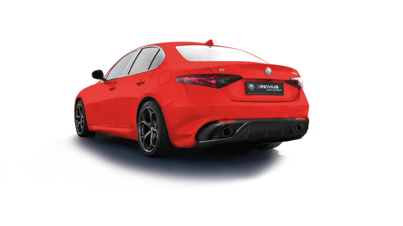 Remus 2016 Alfa Romeo Giulia Veloce Q4 AWD 2.0L Turbo Multiair Axle Back Exhaust (Tail Pipes Req) Remus 2016 Alfa Romeo Giulia Veloce Q4 AWD 2.0L Turbo Multiair Axle Back Exhaust (Tail Pipes Req)