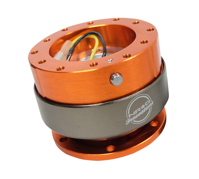 NRG Quick Release Gen 2.0 - Orange Body / Titanium Chrome Ring NRG Quick Release Gen 2.0 - Orange Body / Titanium Chrome Ring