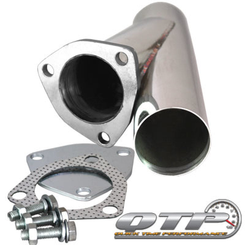QTP 2.5in Weld-On QTEC Exhaust Cutout Y-Pipe QTP 2.5in Weld-On QTEC Exhaust Cutout Y-Pipe