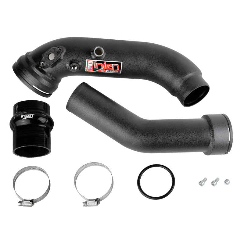 16-20 BMW L6-3.0L/ Turbo/ Twin Turbo/L4-2.0L/ L6-2.5L Wrinkle Black Turbo SES Intercooler Pipes 16-20 BMW L6-3.0L/ Turbo/ Twin Turbo/L4-2.0L/ L6-2.5L Wrinkle Black Turbo SES Intercooler Pipes