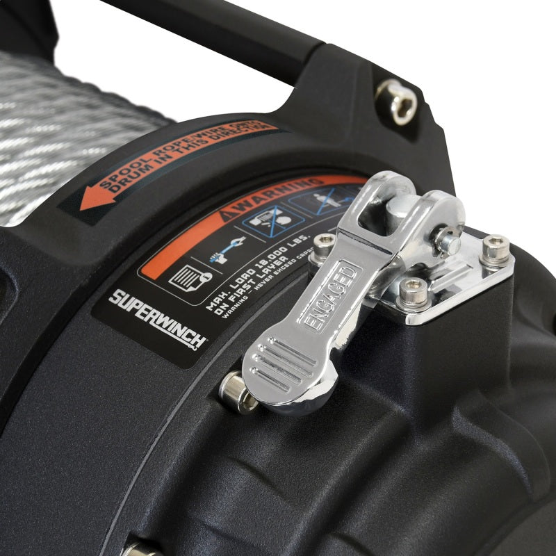 Superwinch 18000 LBS 12V DC Wire Rope Tiger Shark Winch Superwinch 18000 LBS 12V DC Wire Rope Tiger Shark Winch
