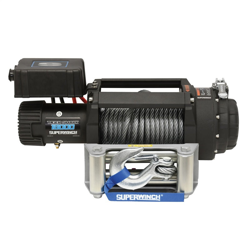 Superwinch 18000 LBS 12V DC Wire Rope Tiger Shark Winch Superwinch 18000 LBS 12V DC Wire Rope Tiger Shark Winch