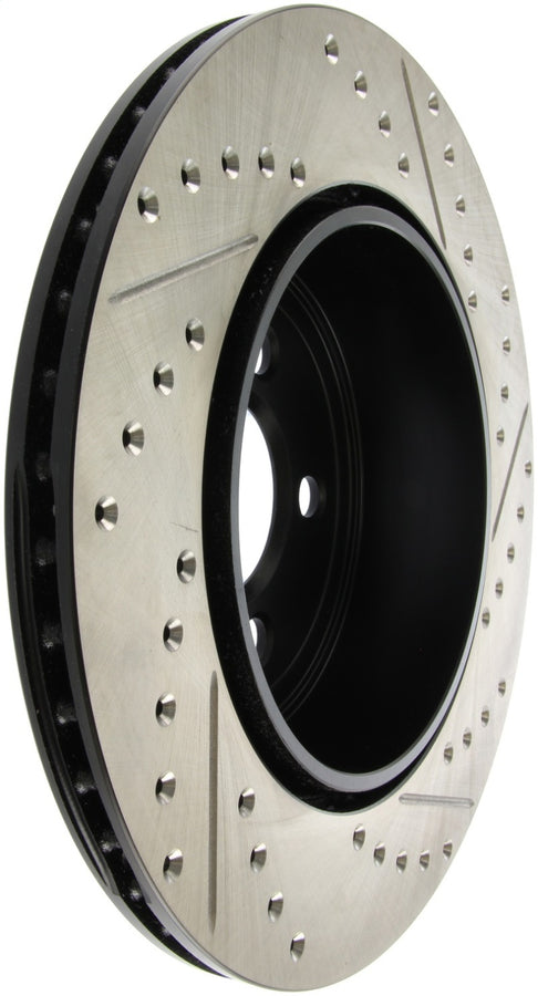 StopTech 05-09 Chrysler 300 (5.7L V8 exc SRT-8) Rear Right Slotted & Drilled Rotor StopTech 05-09 Chrysler 300 (5.7L V8 exc SRT-8) Rear Right Slotted & Drilled Rotor