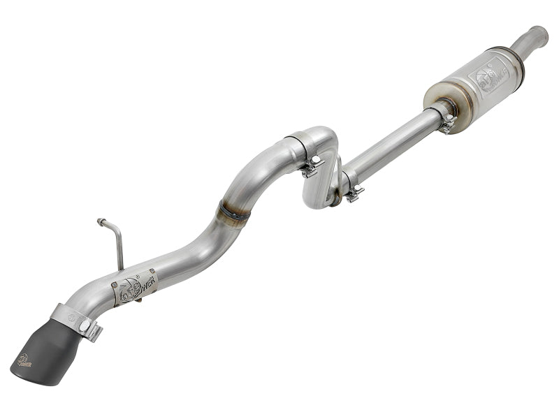 aFe MACH Force-Xp Axle-Back Hi-Tuck Exhaust System w/Black Tip 18-19 Jeep Wrangler (JL) V6 3.6L aFe MACH Force-Xp Axle-Back Hi-Tuck Exhaust System w/Black Tip 18-19 Jeep Wrangler (JL) V6 3.6L