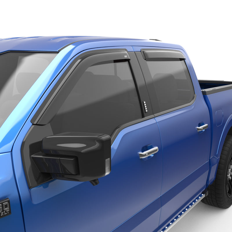 EGR 15+ Ford F150 Crew Cab Tape-On Window Visors - Set of 4 EGR 15+ Ford F150 Crew Cab Tape-On Window Visors - Set of 4
