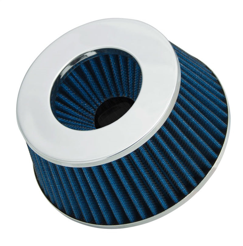 Spectre Adjustable Conical Air Filter 2-1/2in. Tall (Fits 3in. / 3-1/2in. / 4in. Tubes) - Blue Spectre Adjustable Conical Air Filter 2-1/2in. Tall (Fits 3in. / 3-1/2in. / 4in. Tubes) - Blue