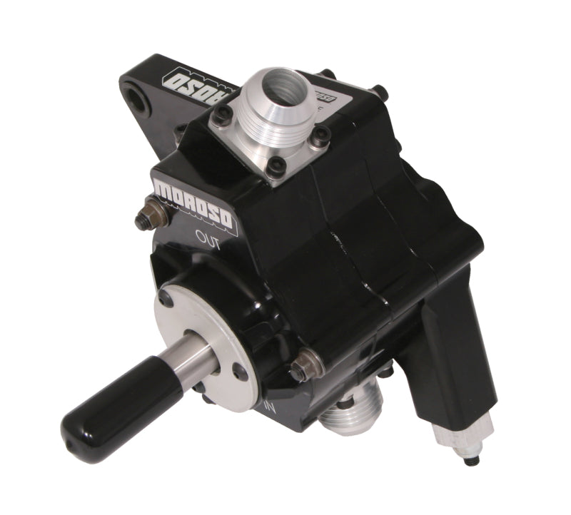 Moroso Black Series Single Stage External Oil Pump - Left Side - 1.100in Pressure Moroso Black Series Single Stage External Oil Pump - Left Side - 1.100in Pressure