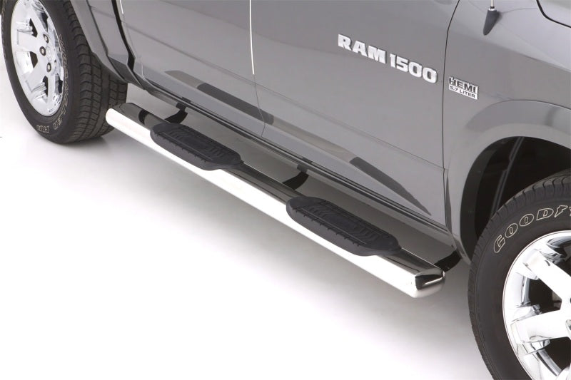 Lund 10-17 Dodge Ram 2500 Crew Cab 6in. Oval Straight SS Nerf Bars - Polished Lund 10-17 Dodge Ram 2500 Crew Cab 6in. Oval Straight SS Nerf Bars - Polished
