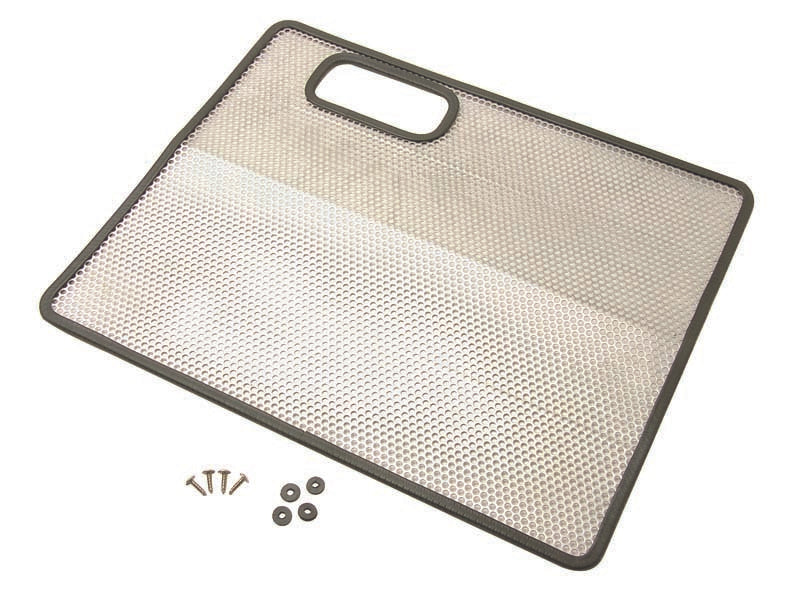 Kentrol 87-95 Jeep Wrangler YJ Bug Shield - Polished Silver Kentrol 87-95 Jeep Wrangler YJ Bug Shield - Polished Silver