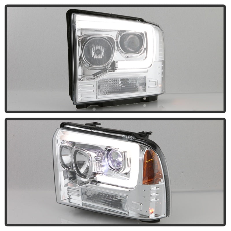 Spyder Platinum Ford F250/350/450 05-07 High-Power LED Module Proj. Headlights-Chrome (PRO-YD-FS05V2 Spyder Platinum Ford F250/350/450 05-07 High-Power LED Module Proj. Headlights-Chrome (PRO-YD-FS05V2