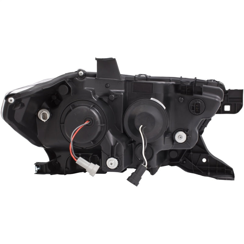 ANZO 2016-2017 Toyota Tacoma Projector Headlights w/ Plank Style Design Chrome w/ Amber ANZO 2016-2017 Toyota Tacoma Projector Headlights w/ Plank Style Design Chrome w/ Amber