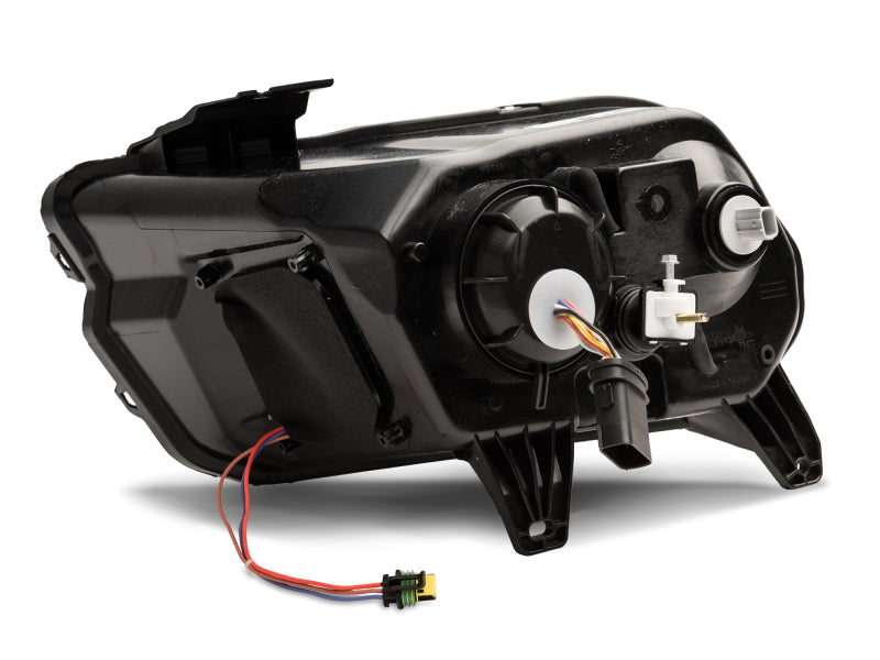 Raxiom 13-14 Ford Mustang LED Halo Projector Headlights- Black Housing (Clear Lens) Raxiom 13-14 Ford Mustang LED Halo Projector Headlights- Black Housing (Clear Lens)