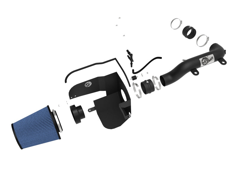 aFe Magnum FORCE Stage-2 Pro 5R Cold Air Intake System 18-19 Jeep Wrangler JL Turbo 2.0L - Black aFe Magnum FORCE Stage-2 Pro 5R Cold Air Intake System 18-19 Jeep Wrangler JL Turbo 2.0L - Black