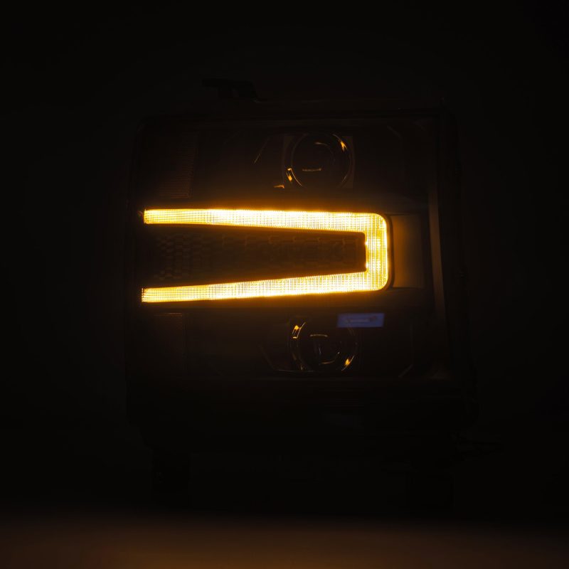 AlphaRex 16-18 Chevy 1500HD LUXX LED Proj Headlights BK w/Seq Actvn Light / SeqSig (Req PN 810023) AlphaRex 16-18 Chevy 1500HD LUXX LED Proj Headlights BK w/Seq Actvn Light / SeqSig (Req PN 810023)