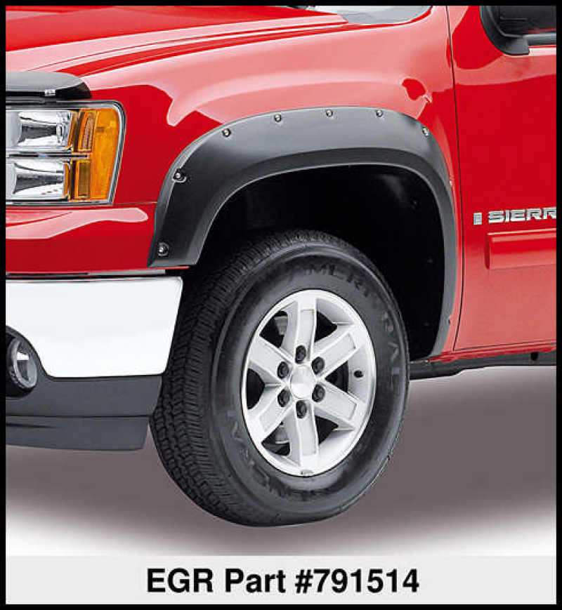 EGR 07-13 GMC Sierra LD 6/8ft Bed Bolt-On Look Fender Flares - Set EGR 07-13 GMC Sierra LD 6/8ft Bed Bolt-On Look Fender Flares - Set