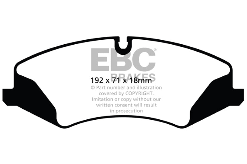 EBC 14+ Land Rover LR4 3.0 Supercharged Greenstuff Front Brake Pads EBC 14+ Land Rover LR4 3.0 Supercharged Greenstuff Front Brake Pads