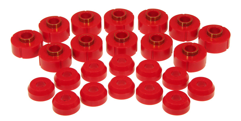 Prothane 63-91 Jeep Wagoneer Body Mount - Red Prothane 63-91 Jeep Wagoneer Body Mount - Red
