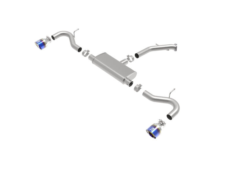 aFe Takeda 2.5in 409 SS Axle-Back Exhaust System Blue Flame 18-20 Hyundai Elantra GT L4-1.6L(t) aFe Takeda 2.5in 409 SS Axle-Back Exhaust System Blue Flame 18-20 Hyundai Elantra GT L4-1.6L(t)