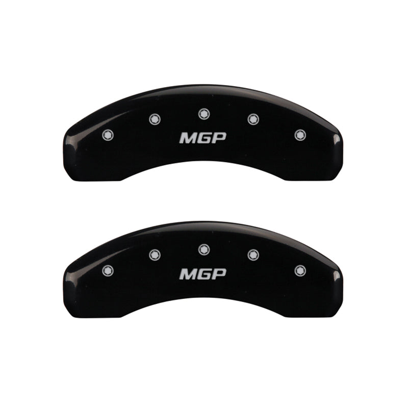 MGP 4 Caliper Covers Engraved Front & Rear MGP Black finish silver ch MGP 4 Caliper Covers Engraved Front & Rear MGP Black finish silver ch