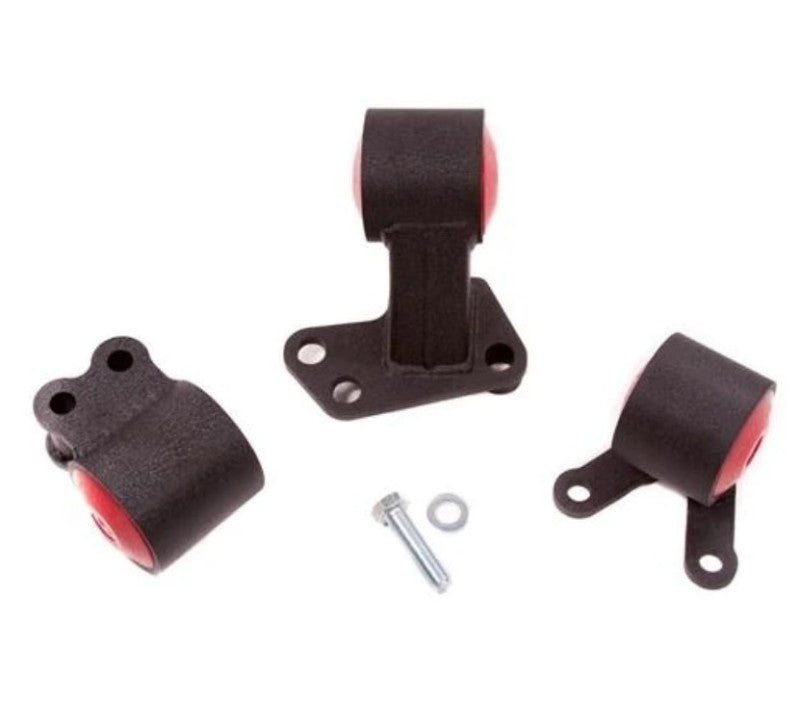 Innovative 94-01 Integra B-Series Black Steel Mounts 95A Bushings (Auto to Manual Hydro) Innovative 94-01 Integra B-Series Black Steel Mounts 95A Bushings (Auto to Manual Hydro)