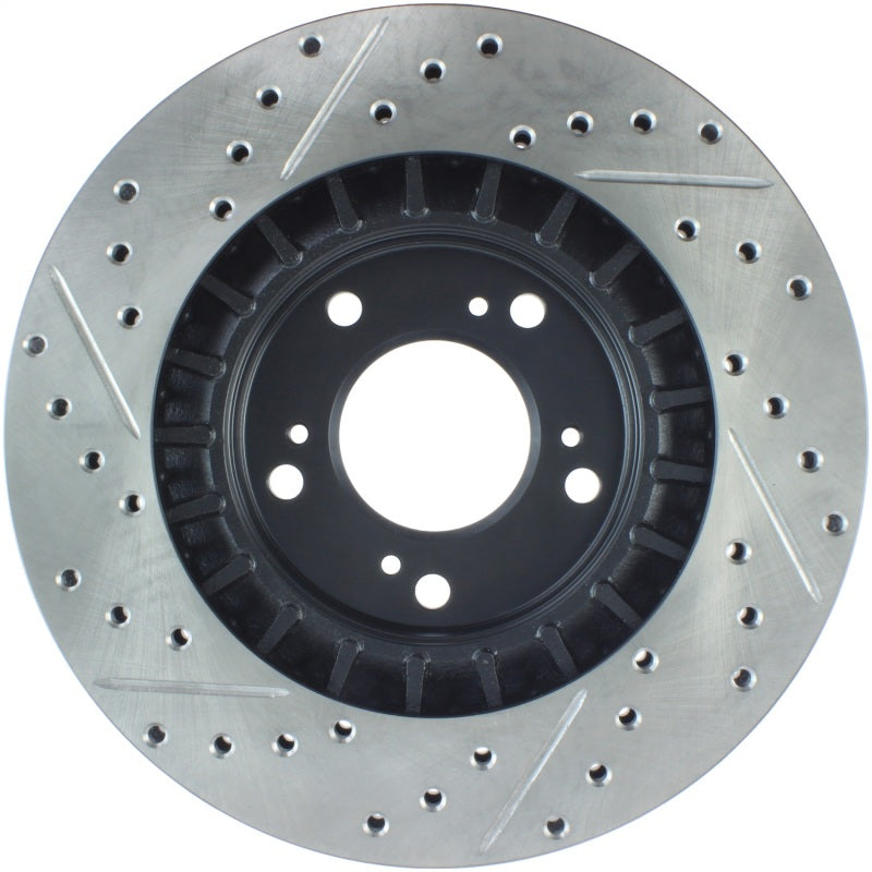 StopTech 00-09 S2000 Slotted & Drilled Left Front Rotor StopTech 00-09 S2000 Slotted & Drilled Left Front Rotor