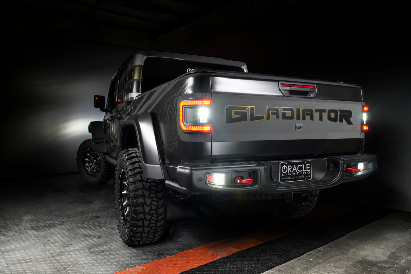 Oracle 2020+ Jeep Gladiator JT Flush Mount LED Tail Lights -  Tinted Lens SEE WARRANTY Oracle 2020+ Jeep Gladiator JT Flush Mount LED Tail Lights -  Tinted Lens SEE WARRANTY