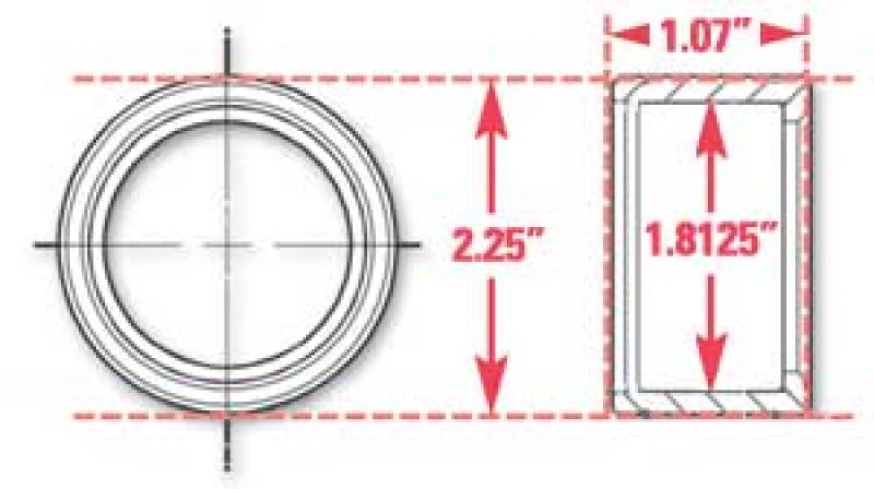 SPC Performance Weld-In Ring Kit 1.81 in. ID SPC Performance Weld-In Ring Kit 1.81 in. ID