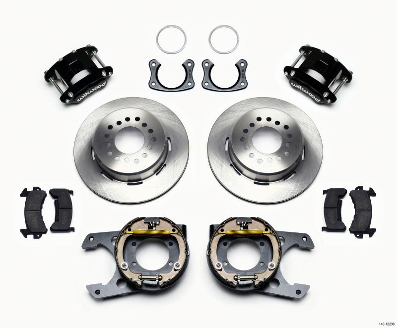 Wilwood D154 P/S Park Brake Kit New Big Ford 2.50in Off Staggered Mount Wilwood D154 P/S Park Brake Kit New Big Ford 2.50in Off Staggered Mount