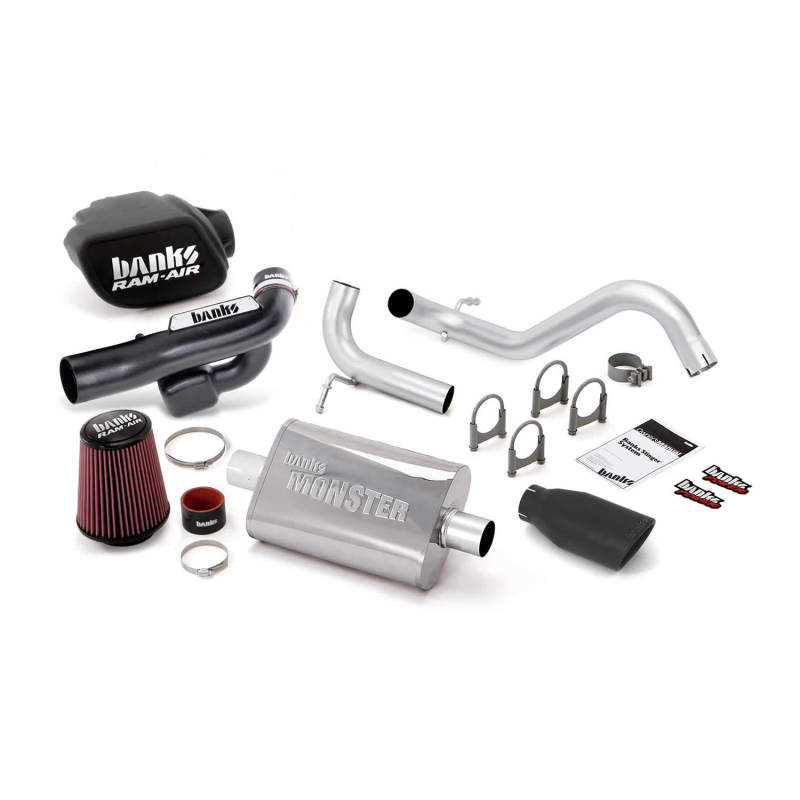 Banks Power 12-15 Jeep 3.6L Wrangler (All) 2dr Stinger Sys (no AutoMind) - SS Single Exh w/ Blk Tip Banks Power 12-15 Jeep 3.6L Wrangler (All) 2dr Stinger Sys (no AutoMind) - SS Single Exh w/ Blk Tip