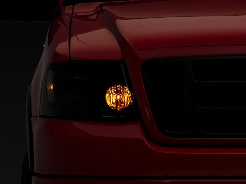 Raxiom 04-08 Ford F-150 Axial Series OEM Style Replacement Headlights- Chrome Housing- Smoked Lens Raxiom 04-08 Ford F-150 Axial Series OEM Style Replacement Headlights- Chrome Housing- Smoked Lens