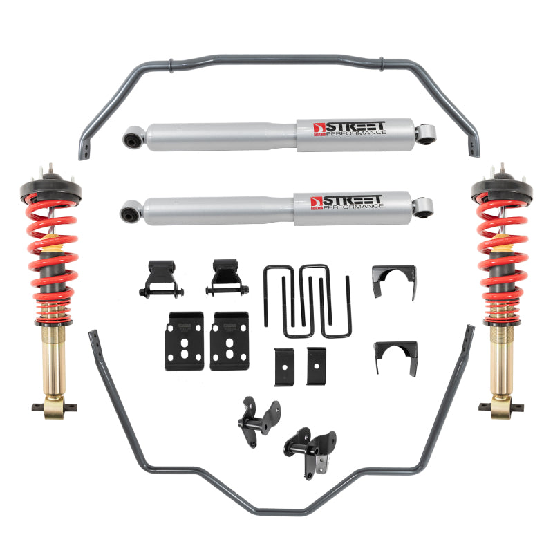 Belltech 2021+ Ford F-150 2WD 0-3in Front 5.5in Rear Complete Lower Kit with SP Shocks Belltech 2021+ Ford F-150 2WD 0-3in Front 5.5in Rear Complete Lower Kit with SP Shocks