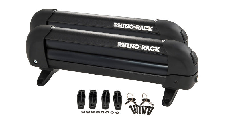 Rhino-Rack Universal Ski/Snowboard Carrier - Fits 3 Pairs of Skis or 2 Snowboards - Black Rhino-Rack Universal Ski/Snowboard Carrier - Fits 3 Pairs of Skis or 2 Snowboards - Black