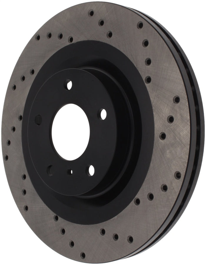 StopTech 08-09 Infiniti EX35 / 05-08 G35 / 09 G37 / 06-09 M35/M45 Drilled Left Front Rotor StopTech 08-09 Infiniti EX35 / 05-08 G35 / 09 G37 / 06-09 M35/M45 Drilled Left Front Rotor
