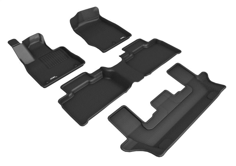 3D MAXpider 2020-2022 Ford Explorer 1st/2nd/3rd Row Floor Mats - Black 3D MAXpider 2020-2022 Ford Explorer 1st/2nd/3rd Row Floor Mats - Black