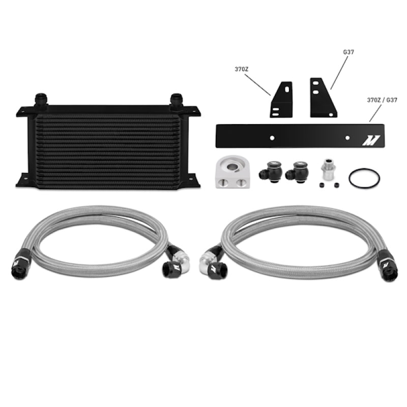 Mishimoto 09+ Nissan 370Z / 08+ Infiniti G37 (Coupe Only) Oil Cooler Kit - Black Mishimoto 09+ Nissan 370Z / 08+ Infiniti G37 (Coupe Only) Oil Cooler Kit - Black