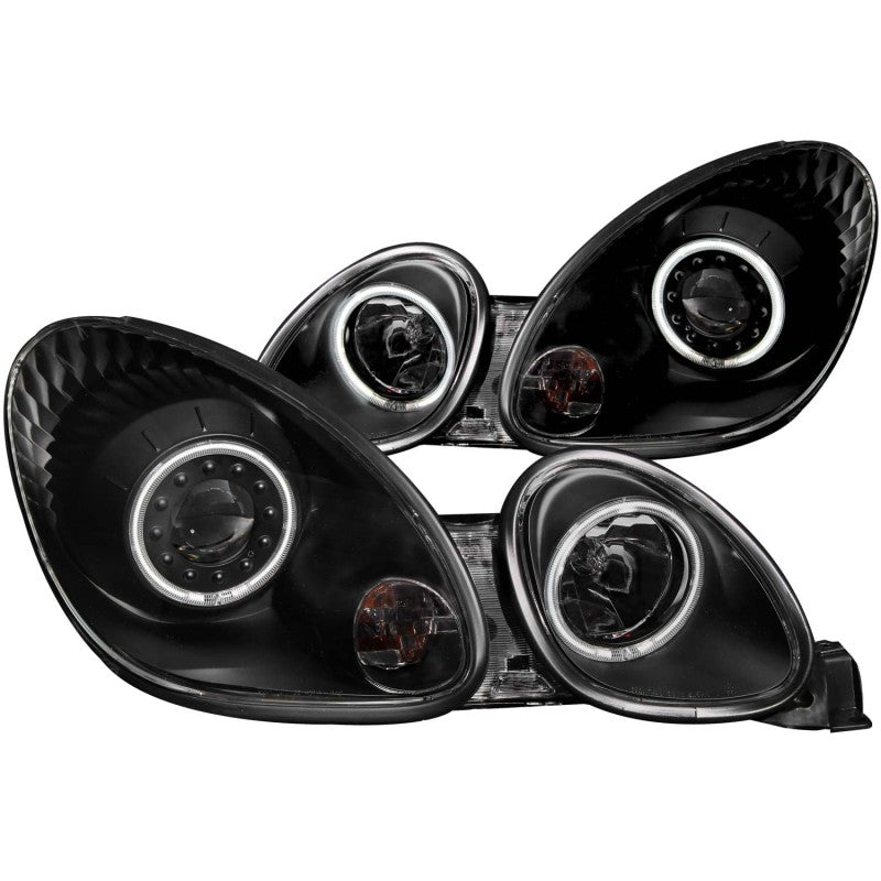 ANZO 1998-2005 Lexus Gs300 Projector Headlights w/ Halo Black ANZO 1998-2005 Lexus Gs300 Projector Headlights w/ Halo Black
