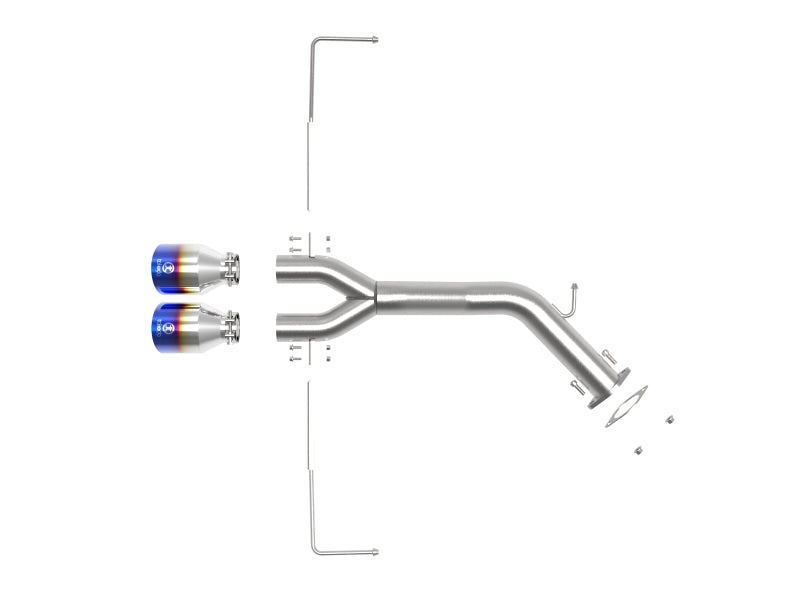 aFe Takeda 3in-2.5in 304 SS Axle-Back Exhaust w/Blue Flame Tip 19-20 Hyundai Veloster I4-1.6L(t) aFe Takeda 3in-2.5in 304 SS Axle-Back Exhaust w/Blue Flame Tip 19-20 Hyundai Veloster I4-1.6L(t)