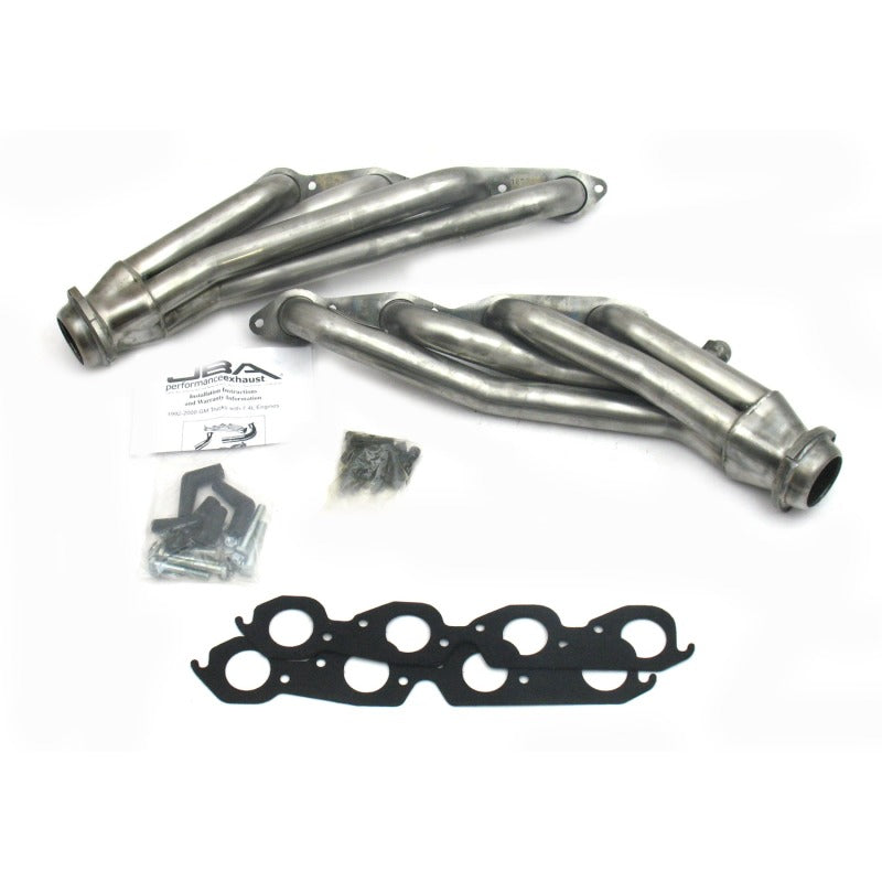 JBA 96-00 GM Truck 7.4L Voretc w/o A.I.R. Injection 1-3/4in Primary Raw 409SS Cat4Ward Header JBA 96-00 GM Truck 7.4L Voretc w/o A.I.R. Injection 1-3/4in Primary Raw 409SS Cat4Ward Header