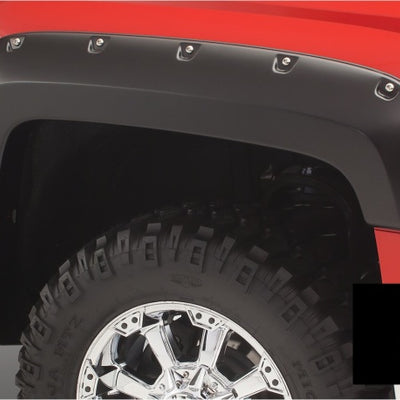 Bushwacker 16-18 Chevy Silverado 1500 Fleetside Pocket Style Flares 4pc 69.3in Bed - Black